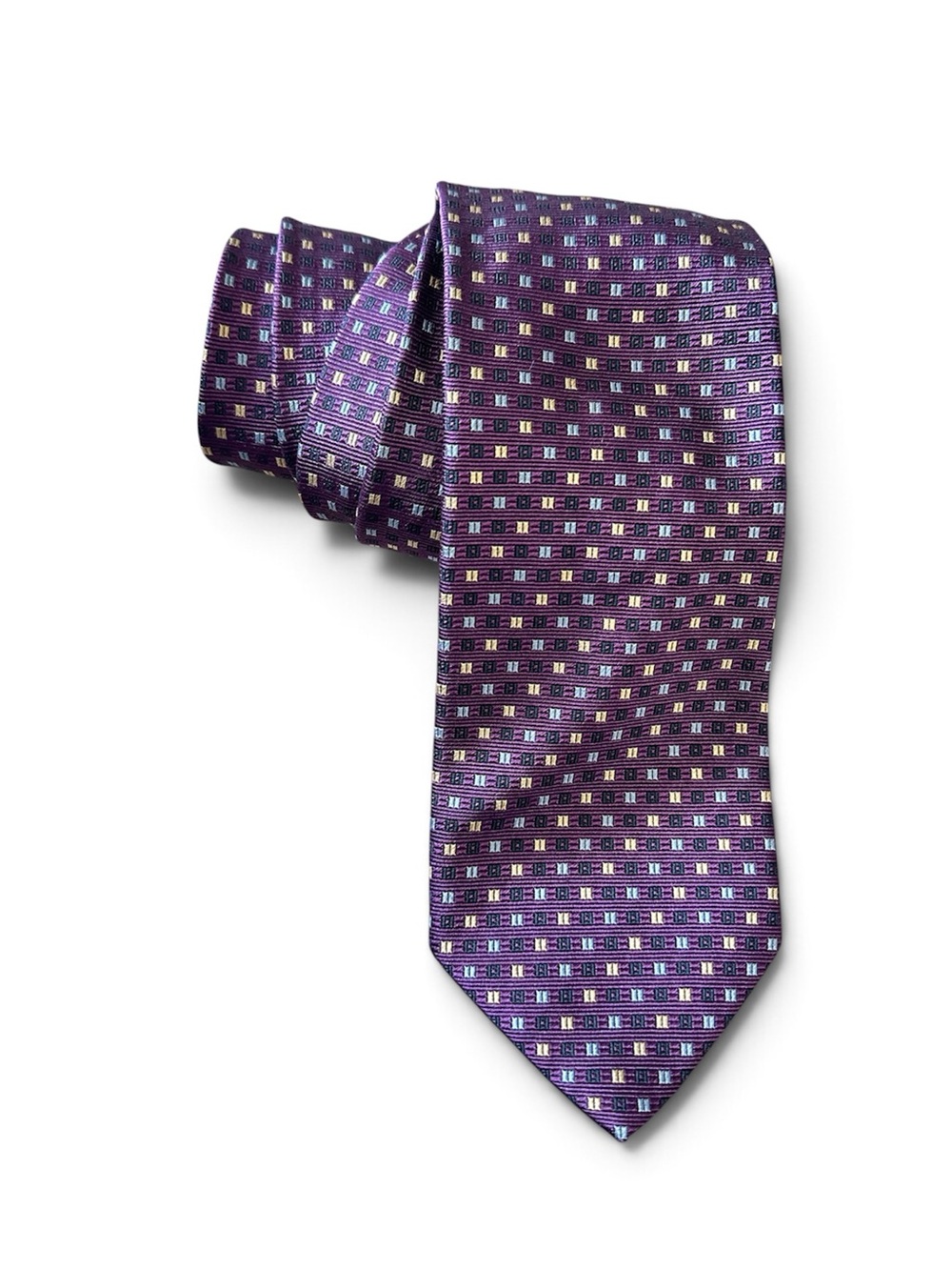 Giacomo De Senese Milano 100% Silk Neck Tie